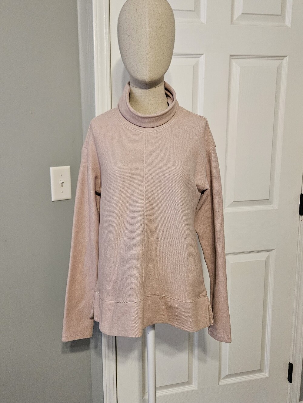 RBX Blush Pink Cowl-Neck Sweatshirt